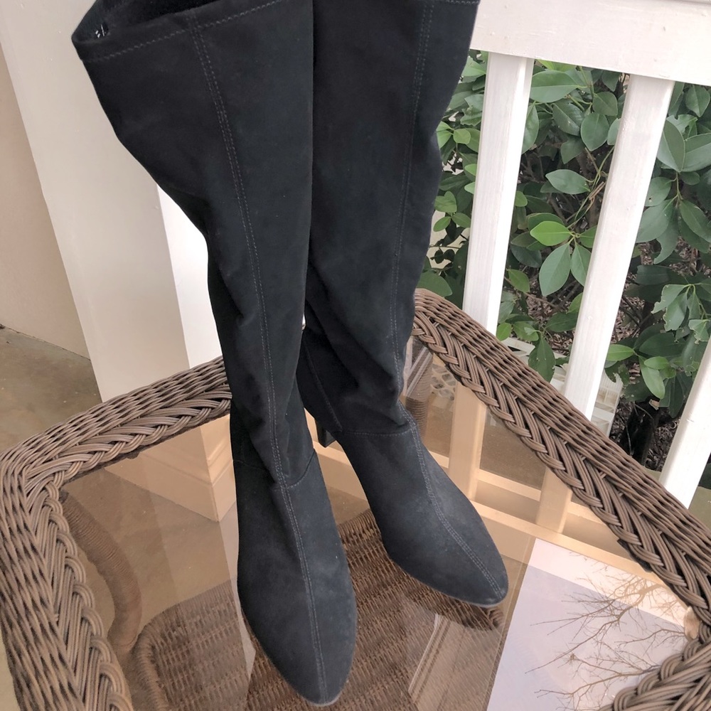 High black boots